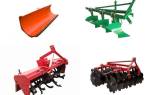 Виды и выбор навесного оборудования для мини-тракторов