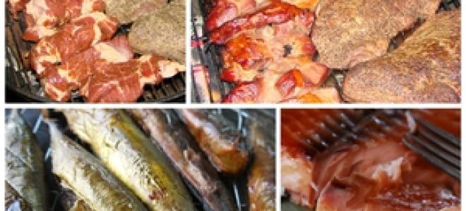 Виды коптильни для мяса и рыбы: горячее и холодное копчение